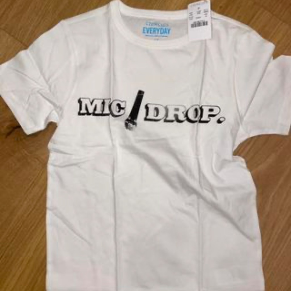 jcrew crewcuts size large (10) or 14 NWT mic drop  - yes